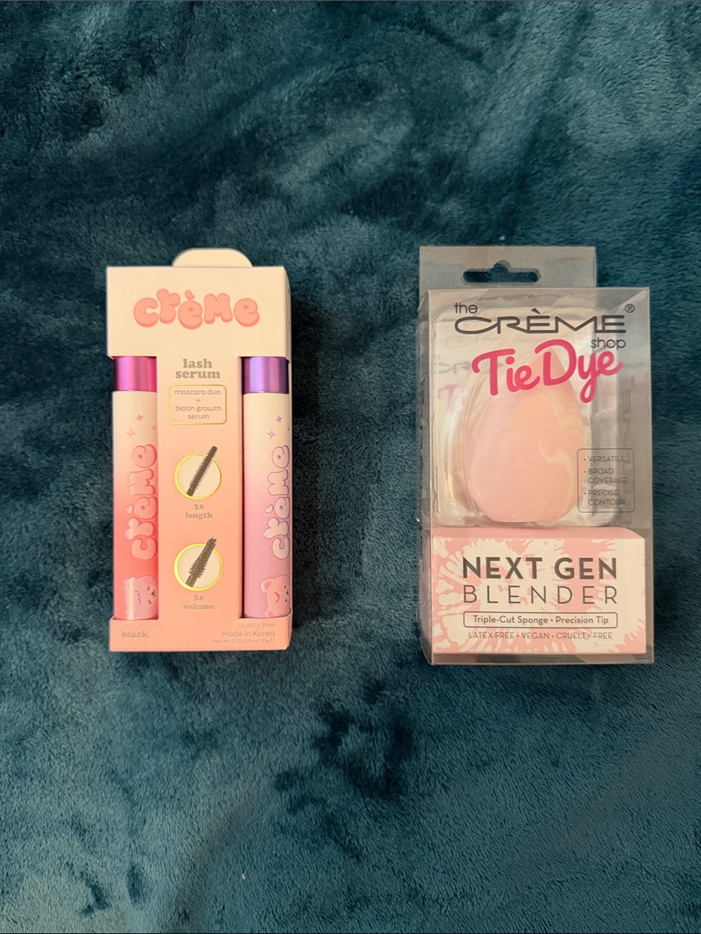 Crème Lash Serum & Crème Shop Tie Dye Next Gen Blender - Pink